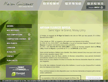 Tablet Screenshot of eric-guillemet-fleuriste.com